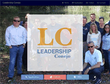 Tablet Screenshot of leadershipconejo.org